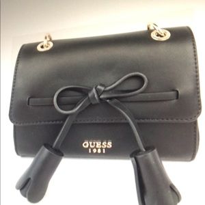 GUESS Genuine “LEILA” Mini Crossbody Flap, Handbag